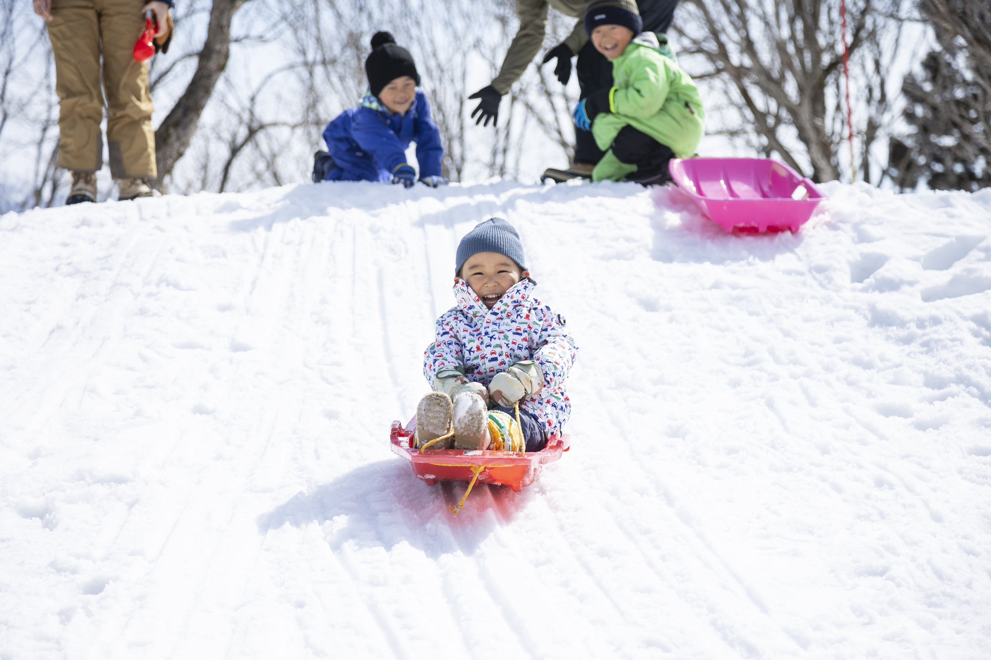 子どもと一緒に楽しめる！いいやま雪遊びスポット４選